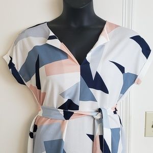 Geometric Shift Dress